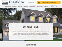 Tablet Screenshot of getclearview.com